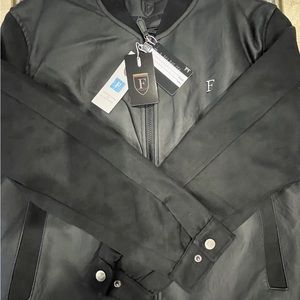 Mens Ferrari leather jackets with %80 discount